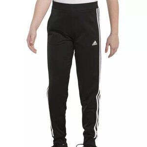 NWT Adidas Big Girls Tricot Jogger Black and White Size Juniors Large (L)